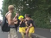 Zboczone nastki wyrwane na imprezie