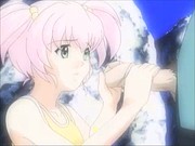 Różowe włosy dupodajki