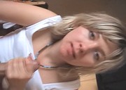 Amatorka połyka fiuta